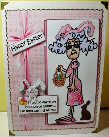 Did Stella Eat the Easter Bunny Quick Card by Celia Clare