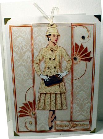 Fashionista Panel Bookmark Card Front and Tags by Celia Clare