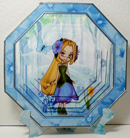 Blossom Fairy Octagonal Pyramage by Celia Clare