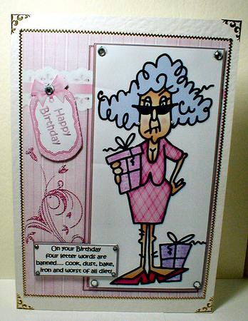Stella Has Banned Four Letter Words Quick Card by Celia Clare
