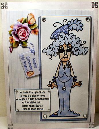 Stella is a Good Friend Quick Card by Celia Clare