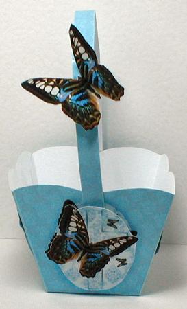 Butterfly Easter Basket by Celia Clare