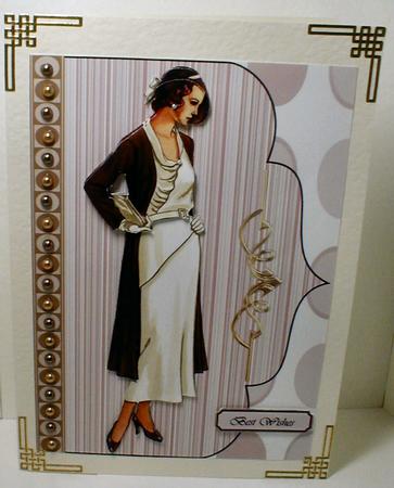 Art Deco Classic Lady by Celia Clare