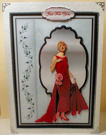 Red Deco Elegance by Celia Clare