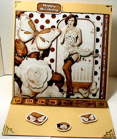 1950's Pin Up Girl Eva Grace Mini Kit (sepia) by Celia Clare
