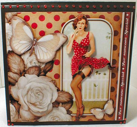 1950's Pin Up Girl Eva Grace Mini Kit (retro) by Celia Clare