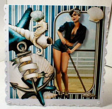 1950's Pin Up Girl Alice May Mini Kit (blue) by Celia Clare