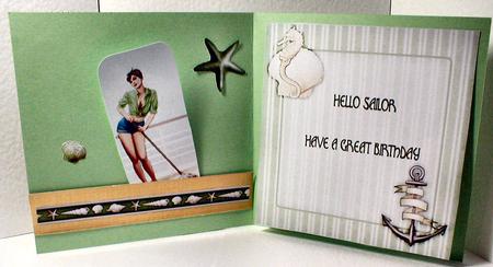 1950's Pin Up Girl Alice May Mini Kit (green) Insert by Celia Clare