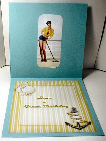 1950's Pin Up Girl Alice May Mini Kit (yellow) Insert by Celia Clare