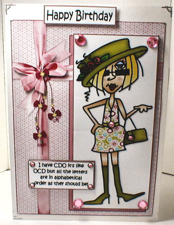 J.j Has Ocd Oh My. Quick Card by Celia Clare