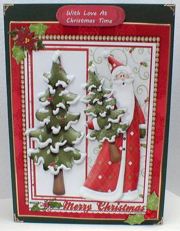 Lovely Traditional Santa by Celia Clare