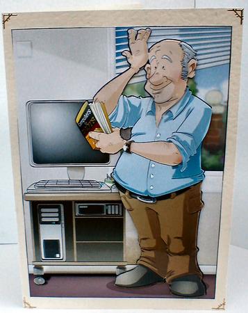 Old P.c. Dude by Celia Clare