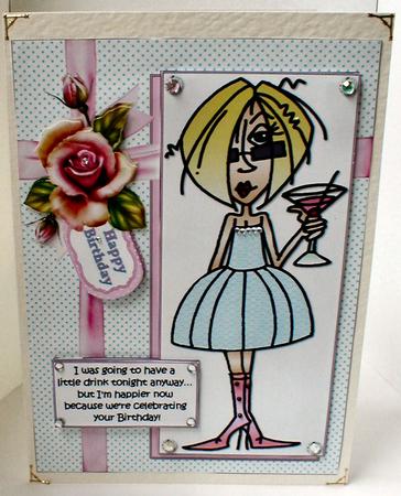 J.j Happy to Celebrate Your Birthday Quick Card by Celia Clare