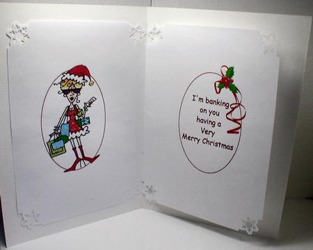 Rita is Christmas Shopping Insert by Celia Clare