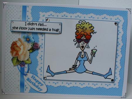 Rita Didn't Fall Quick Card by Celia Clare