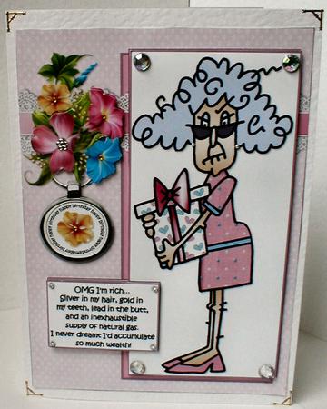 Stella is Wealthy Quick Card by Celia Clare