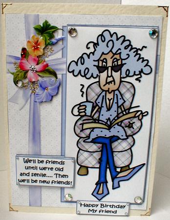 Stella Happy Birthday Friend Quick Card by Celia Clare