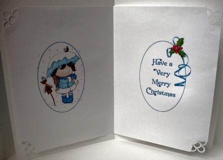 Izzy's Christmas Umbrella Insert by Celia Clare