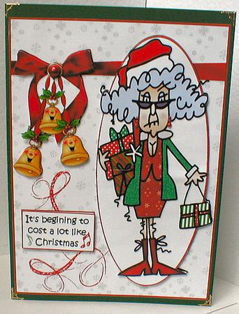 Stella and the Cost of Christmas Quick Card by Celia Clare