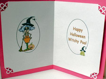 Stella Wicked Witch Halloween or Birthday Insert by Celia Clare