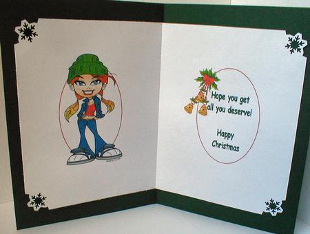 Teen Diva Writes to Santa Insert by Celia Clare