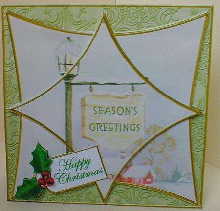 Pub Sign 3D Star Card Mini Kit by Celia Clare