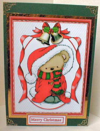 Snuggle Bear Christmas by Celia Clare