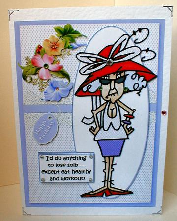 Stella Would Do Anything to Lose 10lb Quick Card by Celia Clare