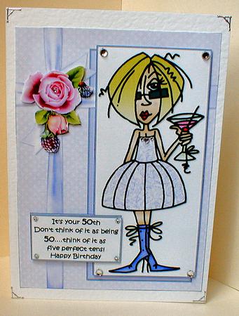 J.j Ia Turning 50 Quick Card by Celia Clare