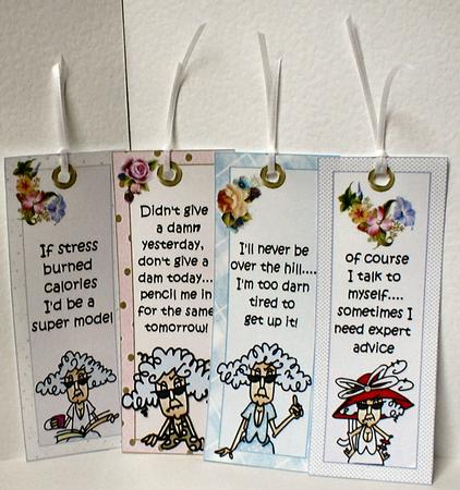 Collection Four Stella Themed Bookmarks by Celia Clare