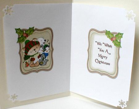 Ted's Xmas Choir Country Style Insert by Celia Clare