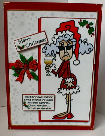 Stella Family Christmas Wishes Quick Card by Celia Clare