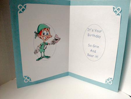 Smile It's Your Birthday Insert by Celia Clare
