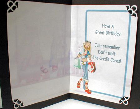 Shopaholic (blond) Insert by Celia Clare