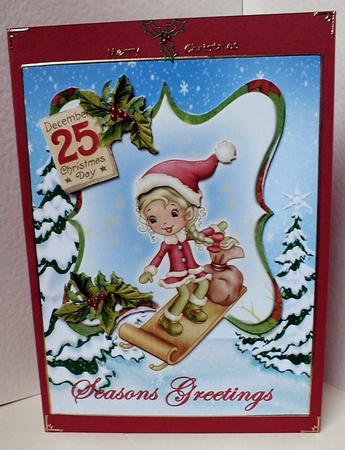 Santas Little Helper by Celia Clare