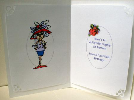 Stella Laughs at Getting Older Insert by Celia Clare