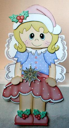 3D on the Shelf Card Kit - Little Christmas Fairy by Celia Clare