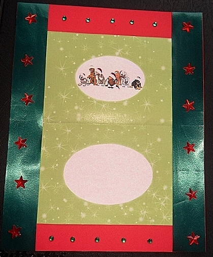 Santas Backup Dogs Blank Insert by Charmaine Brits