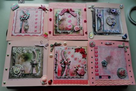6 Simply Card Fronts with Matching Inserts by Charmaine Brits