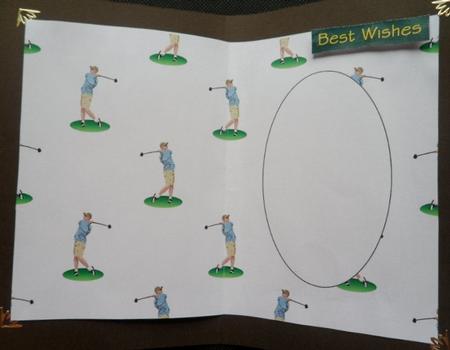 Golfer Insert by Charmaine Brits