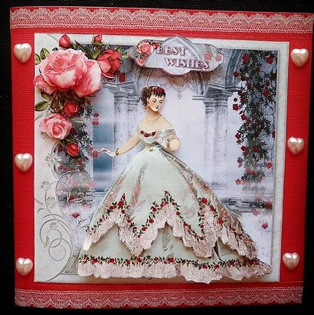 Victorian Lady the Dance Card Mini Kit by Charmaine Brits