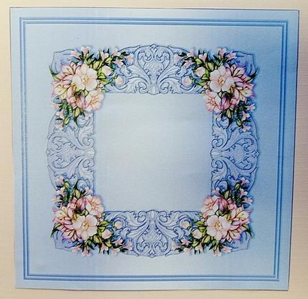 Pink Anemones Matching 8in x 8in Insert Plate by Charmaine Brits