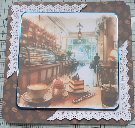 Coffee At The Cafe Au Lait - Ten 12 x 12 Assorted Backing Papers Set One by Michelle Sharpe