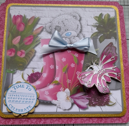 Tatty Teddy Have a Blooming Nice Birthday by Michelle Sharpe