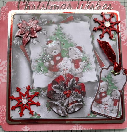 Teddy Bear Christmas 2 Mini Kit #1    by Michelle Sharpe