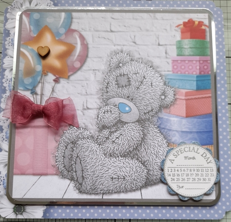 Tatty Teddy with Presents by Michelle Sharpe