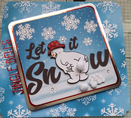 LET IT SNOW - SNOWMAN by Michelle Sharpe