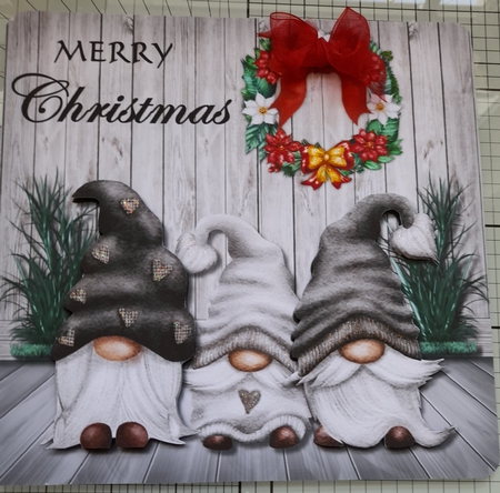 Quick  Card TopperChristmas Gnomes by Michelle Sharpe