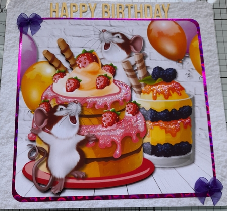 Cute Mice Birthday by Michelle Sharpe