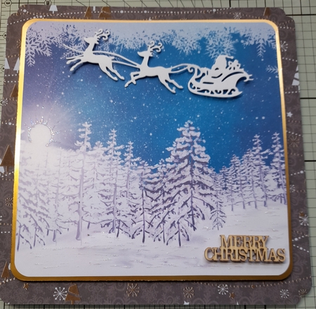 Simple Winter Landscape 6 (christmas or birthday) by Michelle Sharpe